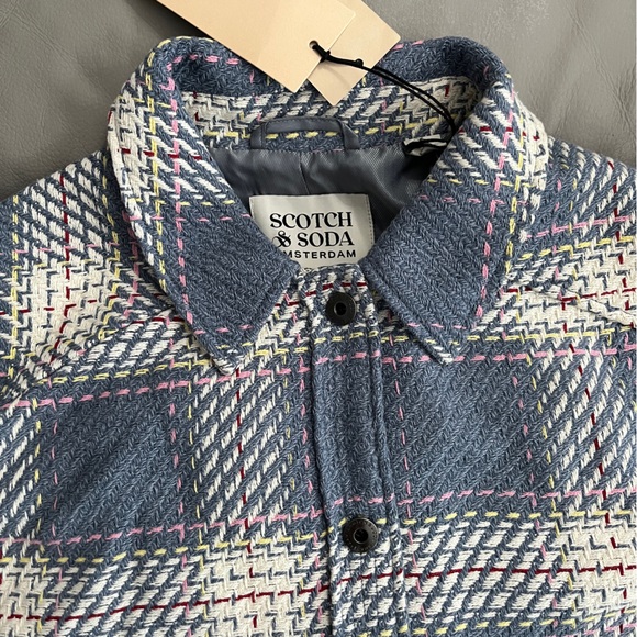 NWT - Scotch & Soda Women’s Lightweight Checked Woven Jacket - Size M - Picture 8 of 16